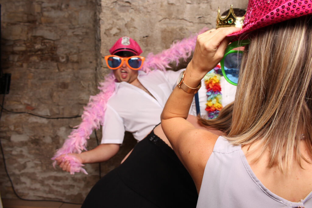 Gäste in der Fotobox Franken